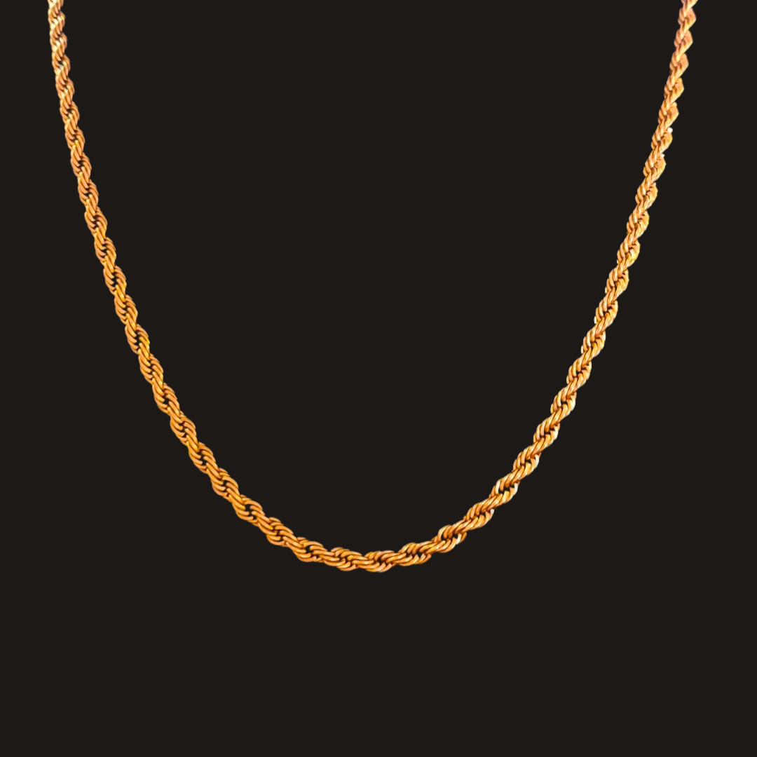 18K Gold Rope Chain - 3MM